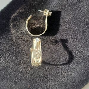 Sterling silver Indigenous earrings